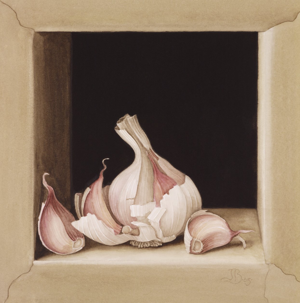 Knoflook, 2005 door Jenny Barron