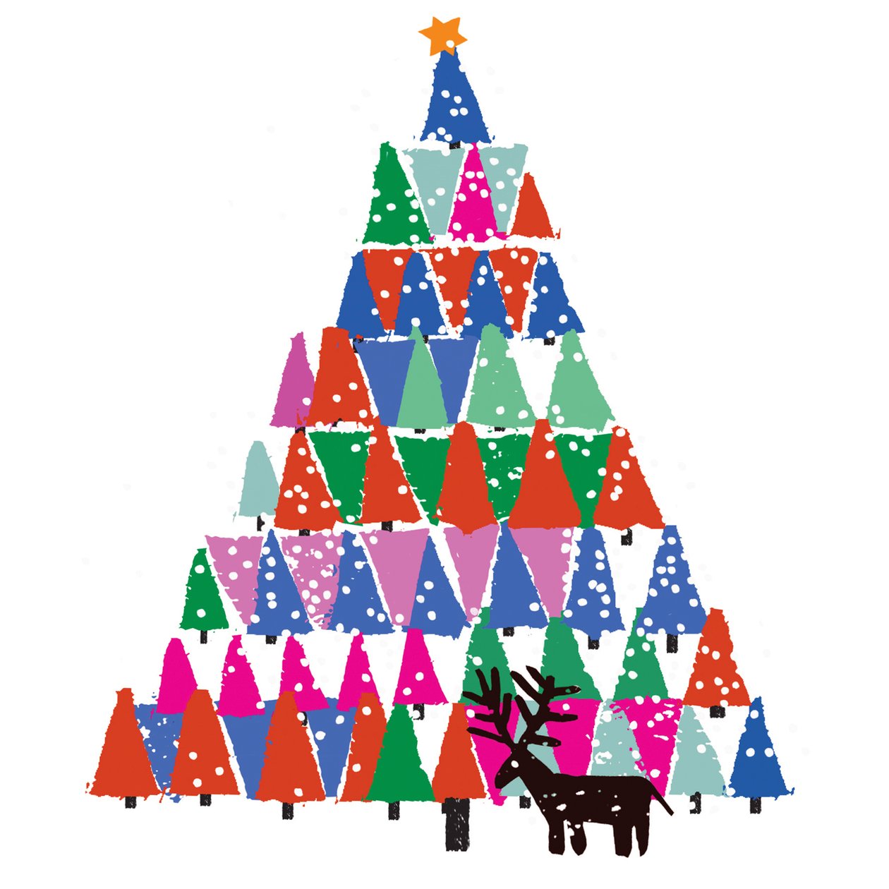 Kerstboom door Jenny Frean