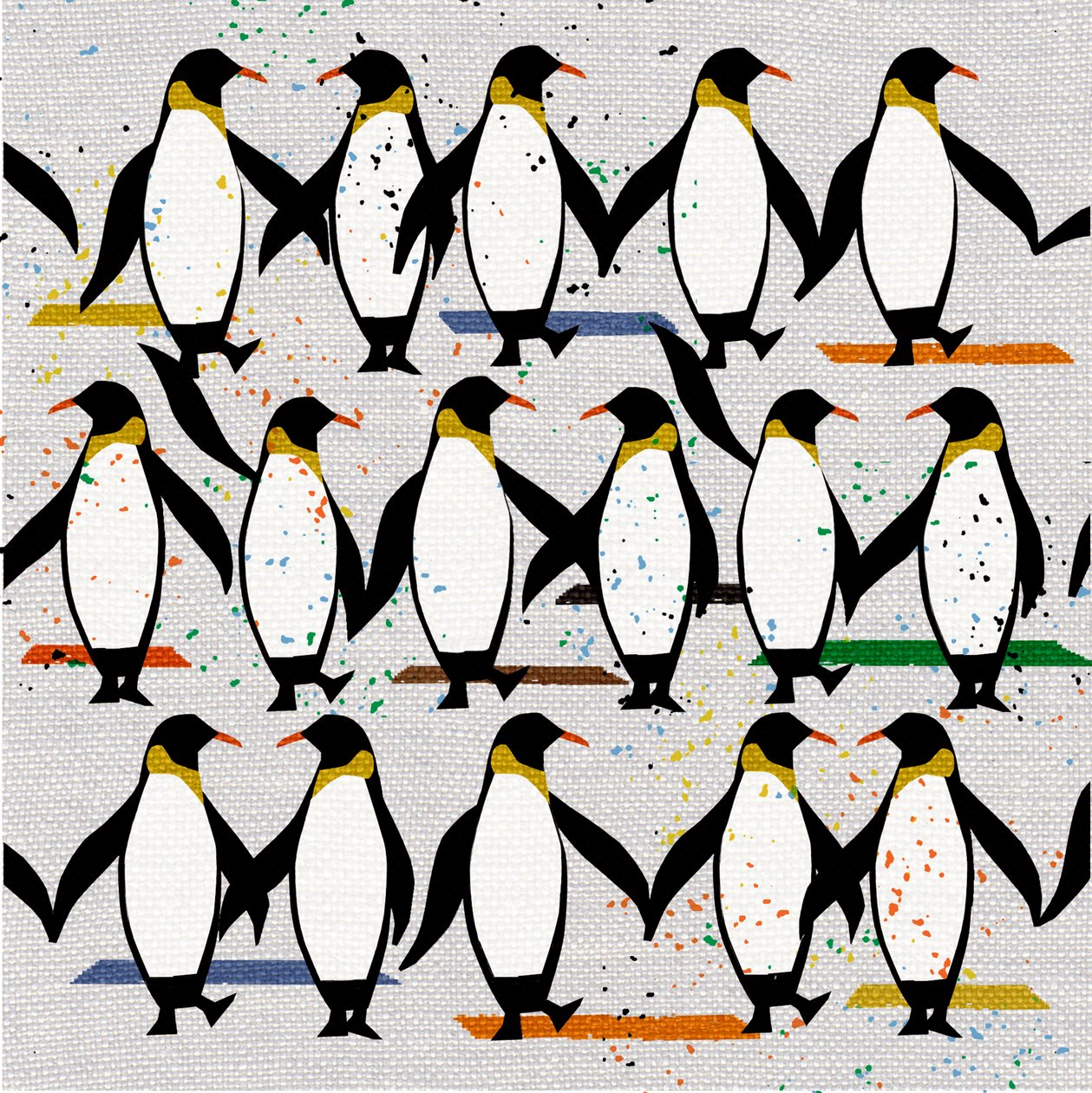 Dansende pinguïns, 2022 door Jenny Frean