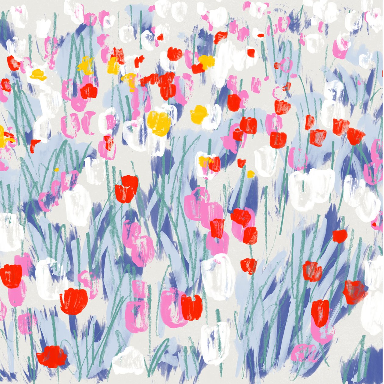 Tulpenveld door Jenny Frean