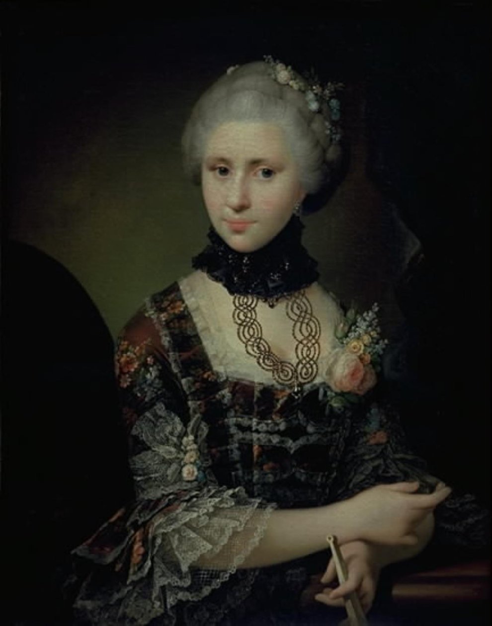 Cathrine Sophie Kirchhoff, geb. Christensen door Jens Juel