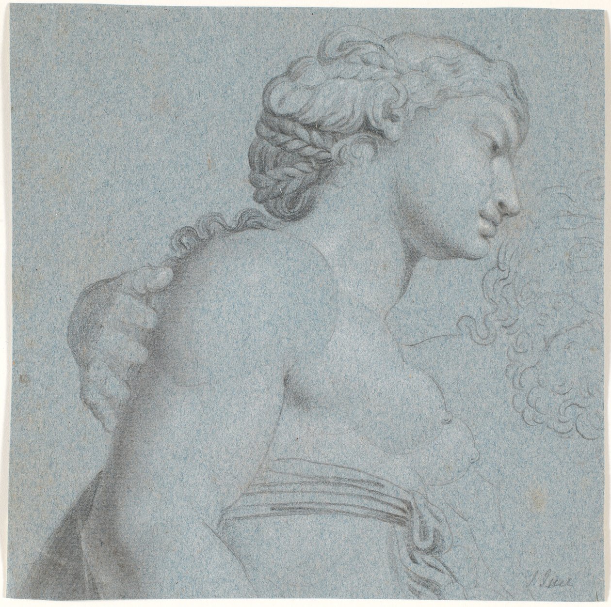 Jupiter en Juno, kopie naar Annibale Carracci door Jens Juel