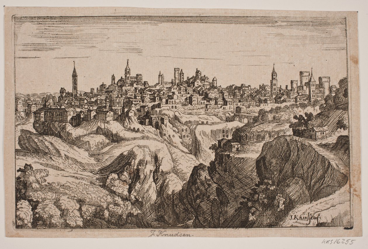 Een bergstad door Jens Knudsen