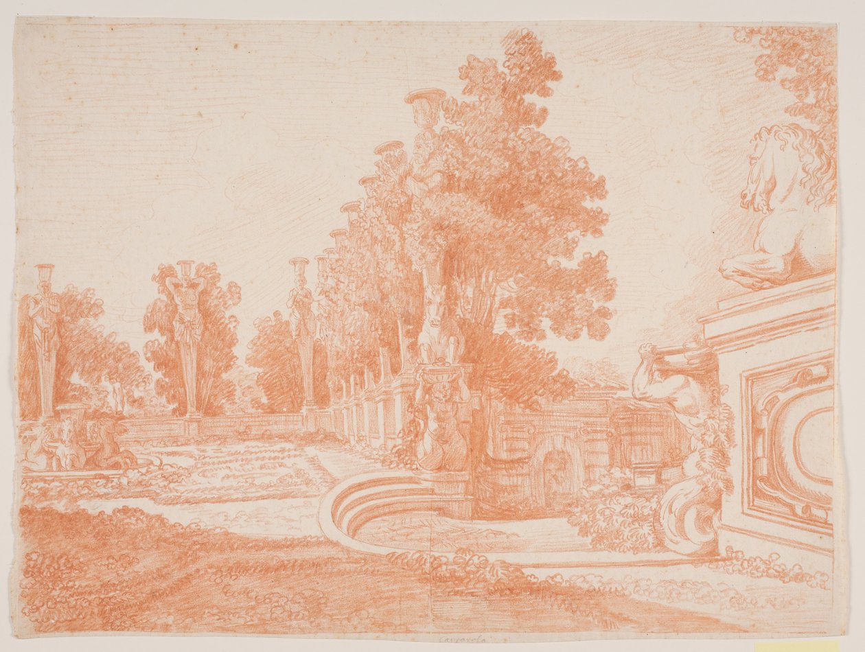 Tuin met architectuur. Caprarola door Jens Petersen Lund