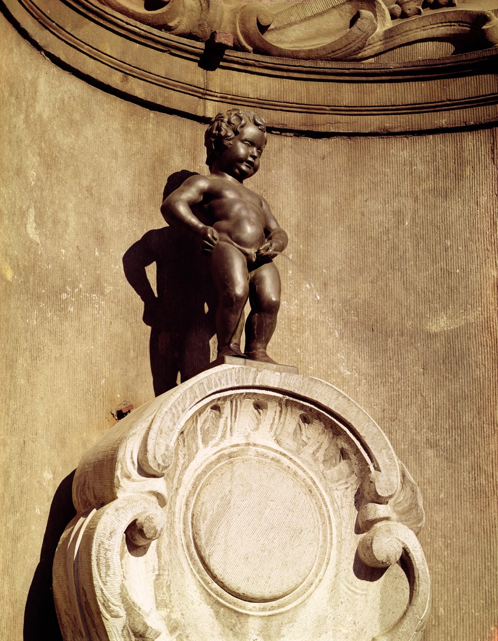 Le Mannequin Pis, 1619 (detail) door Jerome the Elder Duquesnoy