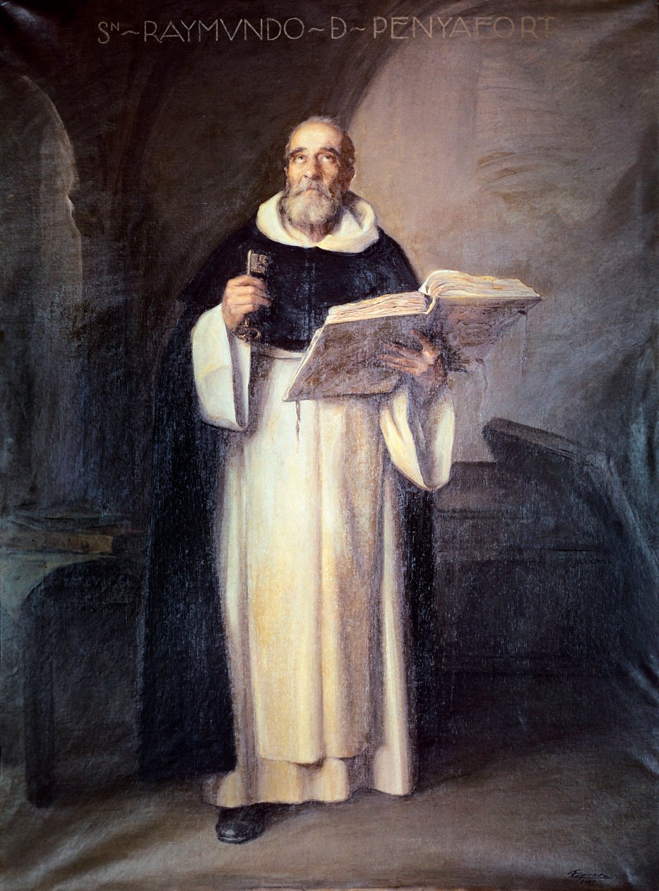 Sint Raymond van Penafort door Jeronimo Jacinto Espinosa