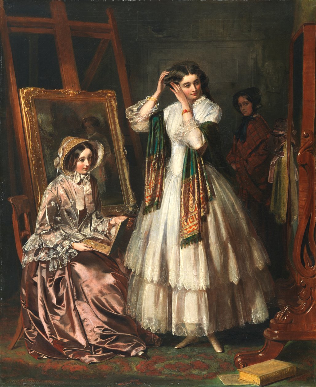 De avond voor de bruiloft, 1852 door Jerry Barrett