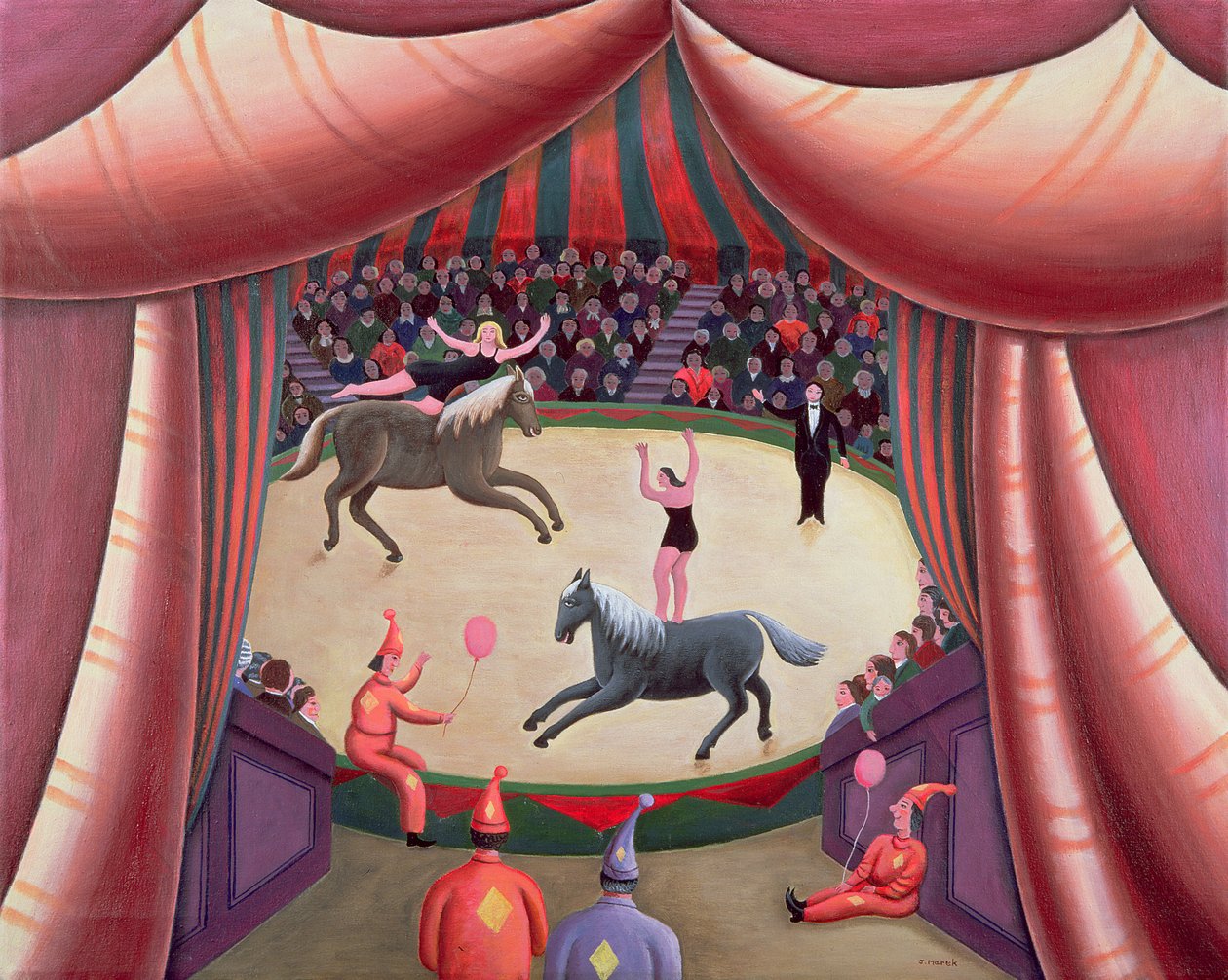 De Circus Ring door Jerzy Marek