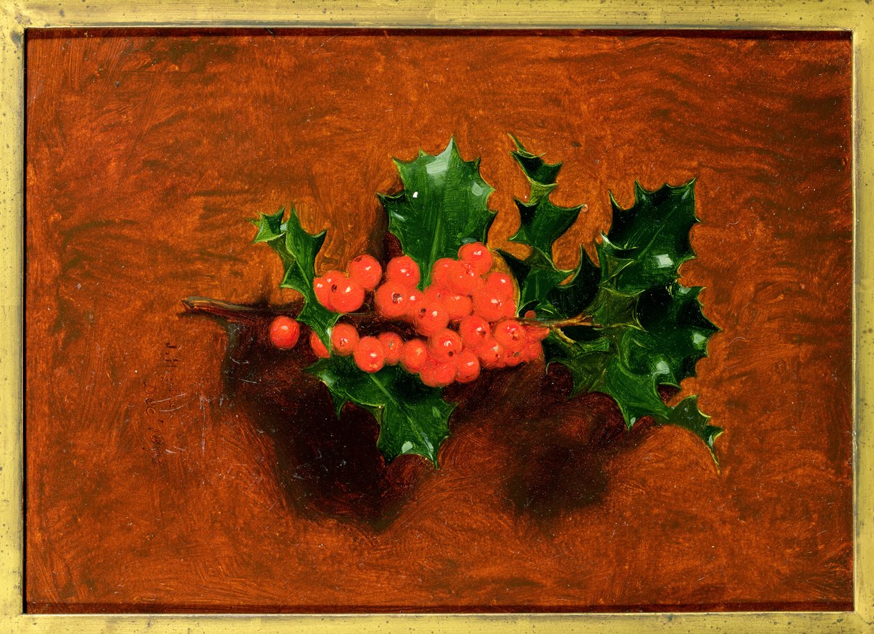 December (uit een serie van twaalf) door Jessica Hayllar