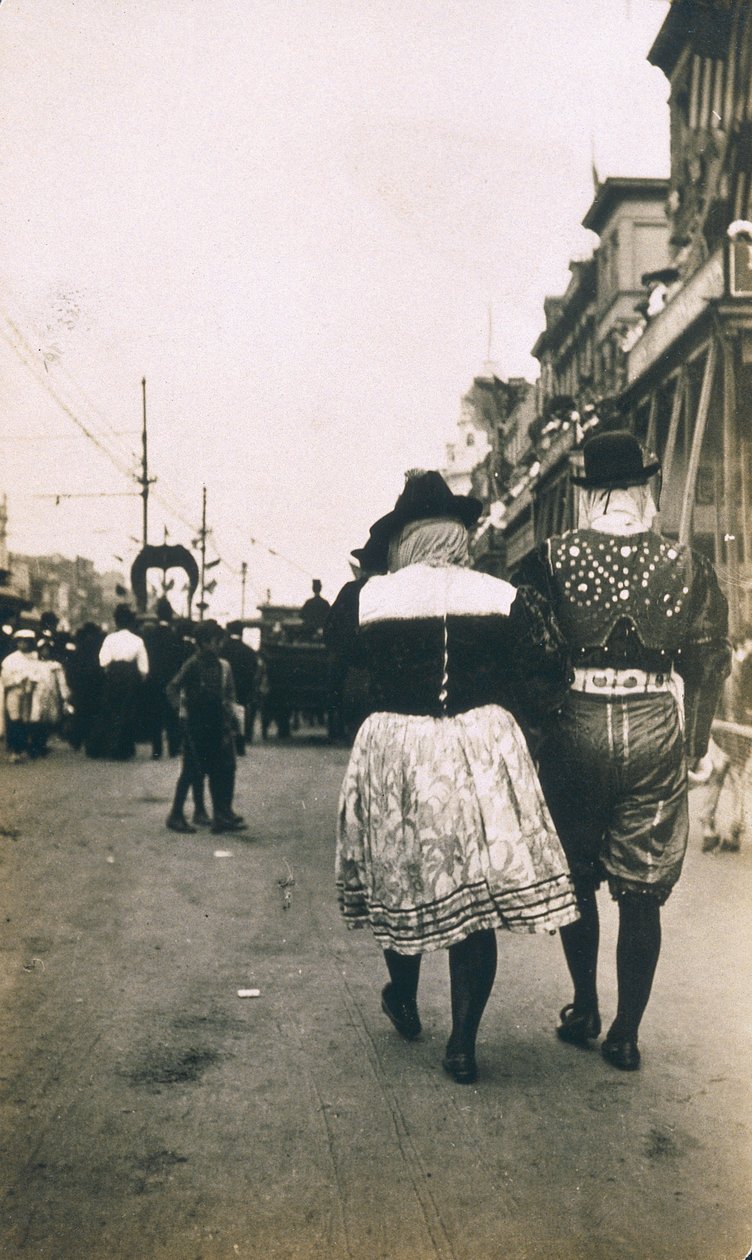 New Orleans, Mardi Gras, c.1905 door Jessie Tarbox Beals