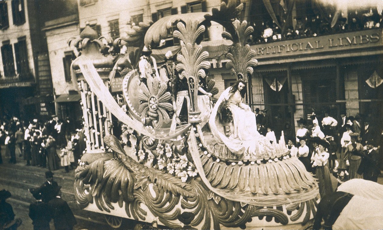 New Orleans, Mardi Gras, c.1905 door Jessie Tarbox Beals