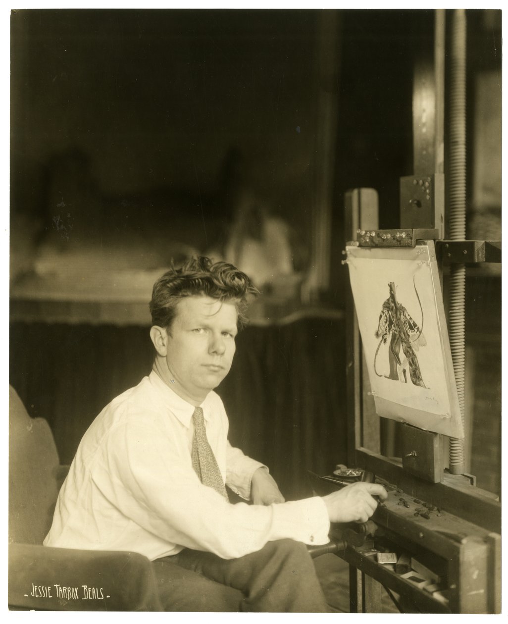 Norman Bel Geddes door Jessie Tarbox Beals