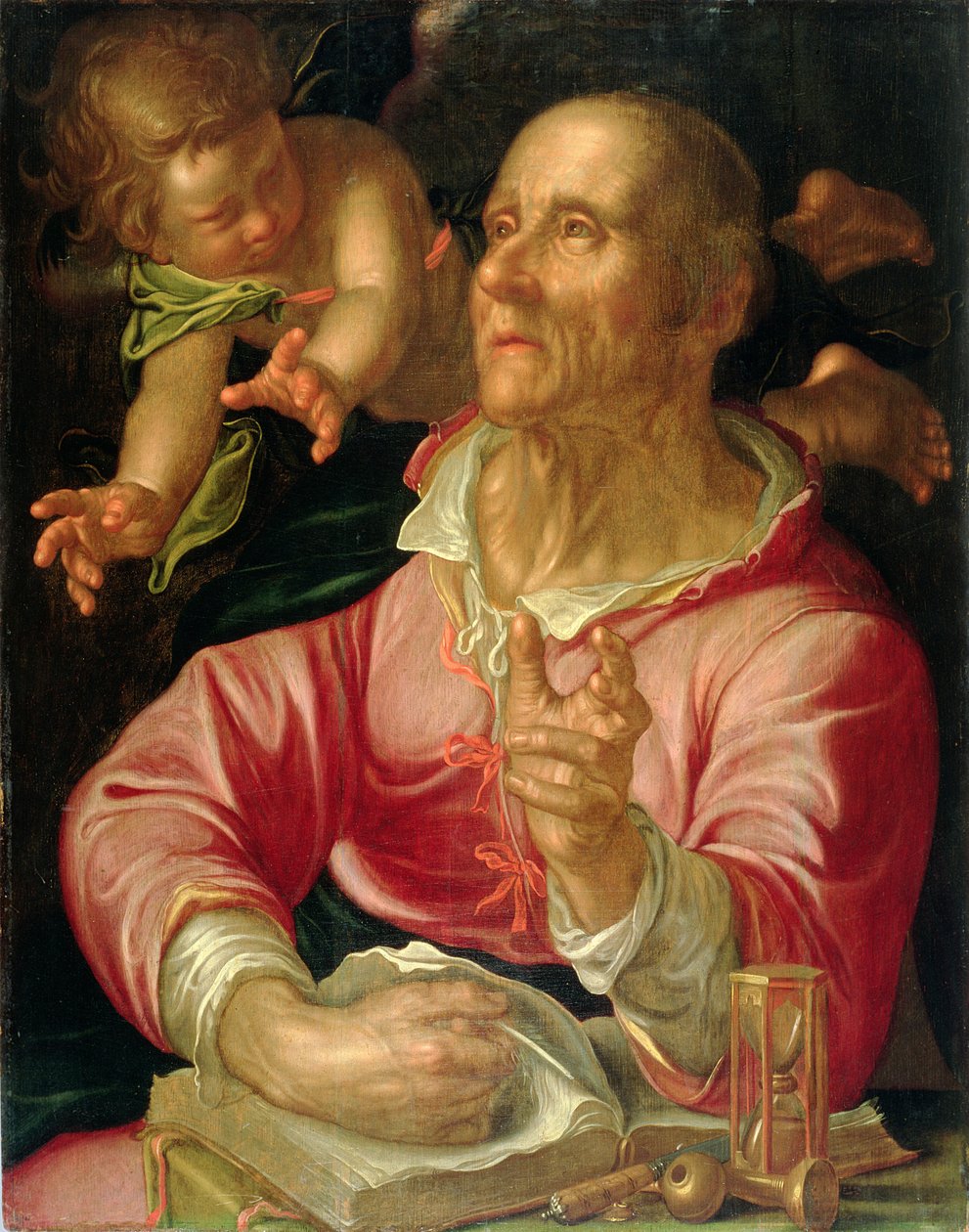 St. Mattheüs door Joachim Wtewael or Utewael