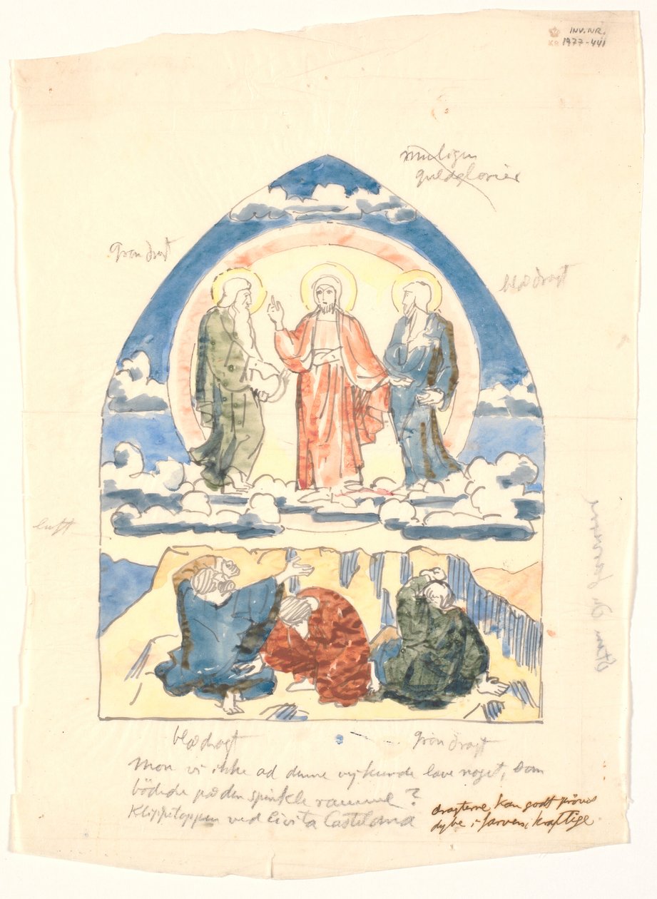 De transfiguratie op de berg door Joakim Frederik Skovgaard