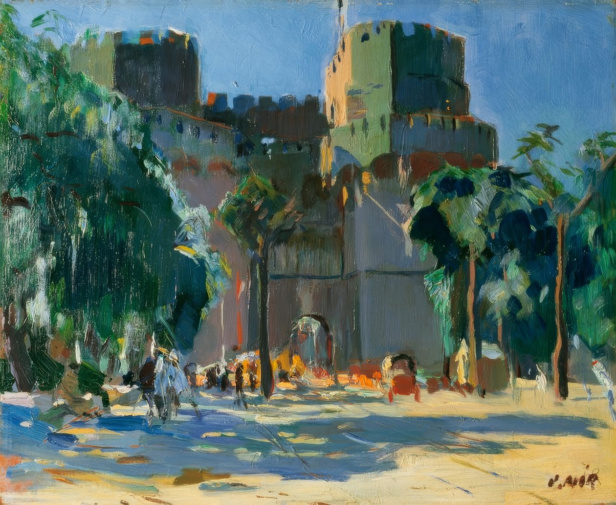 Torres Serranos, Valencia door Joaquim Mir i Trinxet