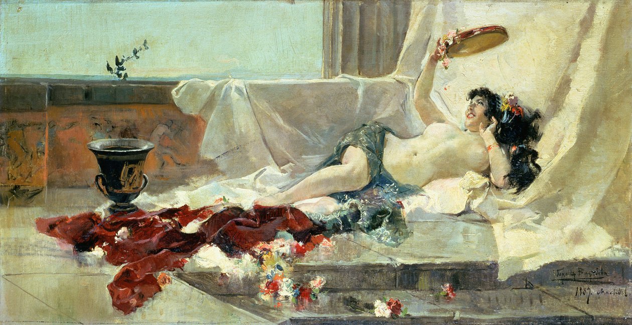 Bacchante door Joaquín Sorolla