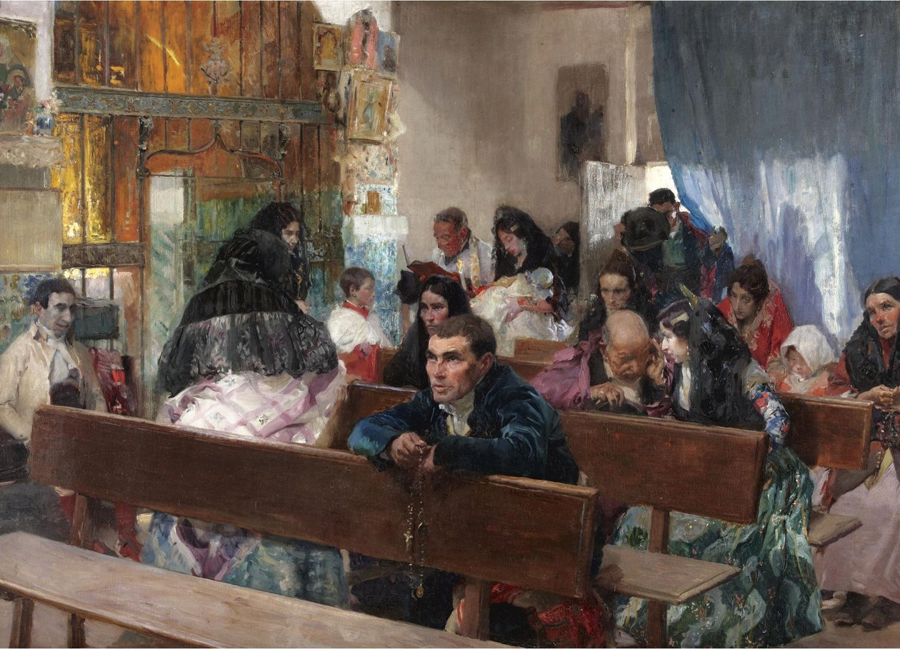 De doop door Joaquín Sorolla