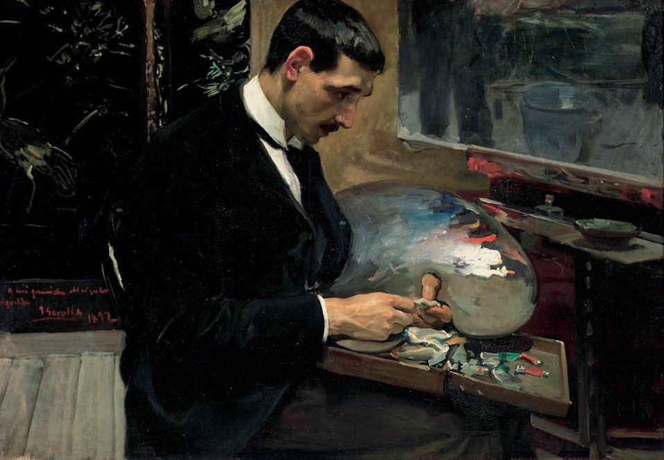 Portret van Agustín Otermín door Joaquín Sorolla