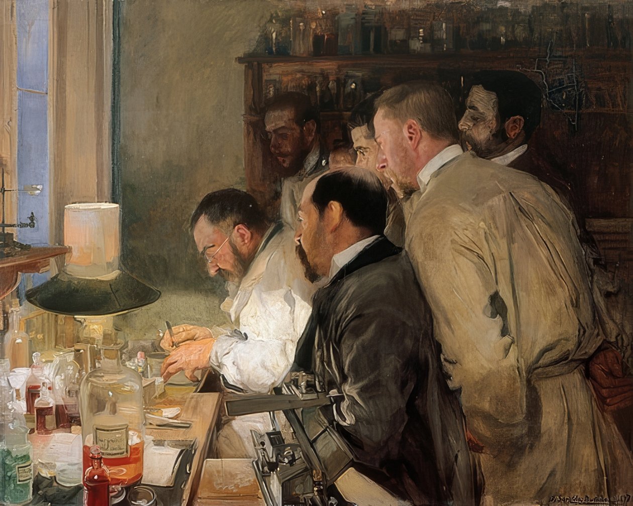 Het onderzoek. 1897 door Joaquín Sorolla