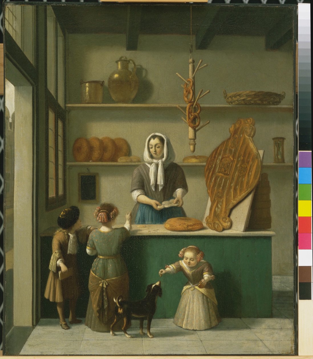 De Bakkerij, c.1680 door Job Berckheyde