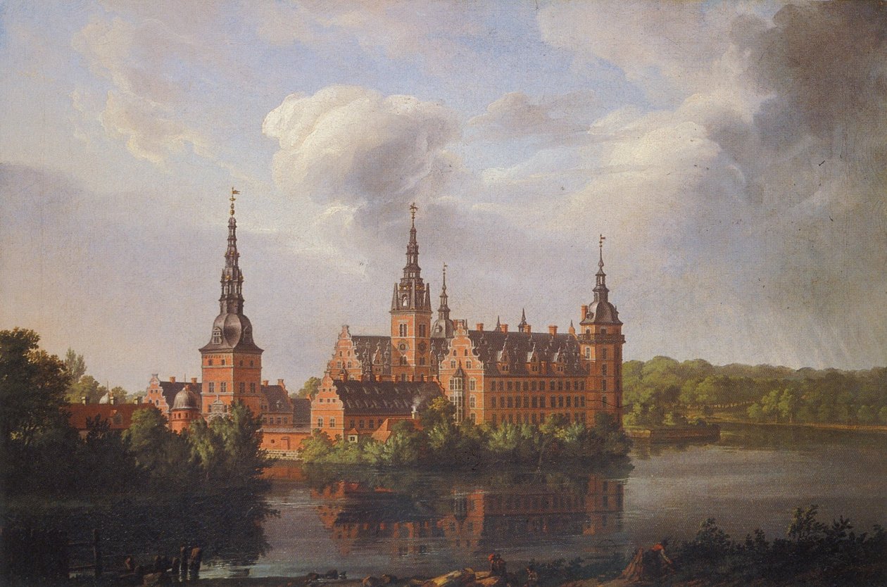 Kasteel Frederiksborg door Johan Christian Dahl