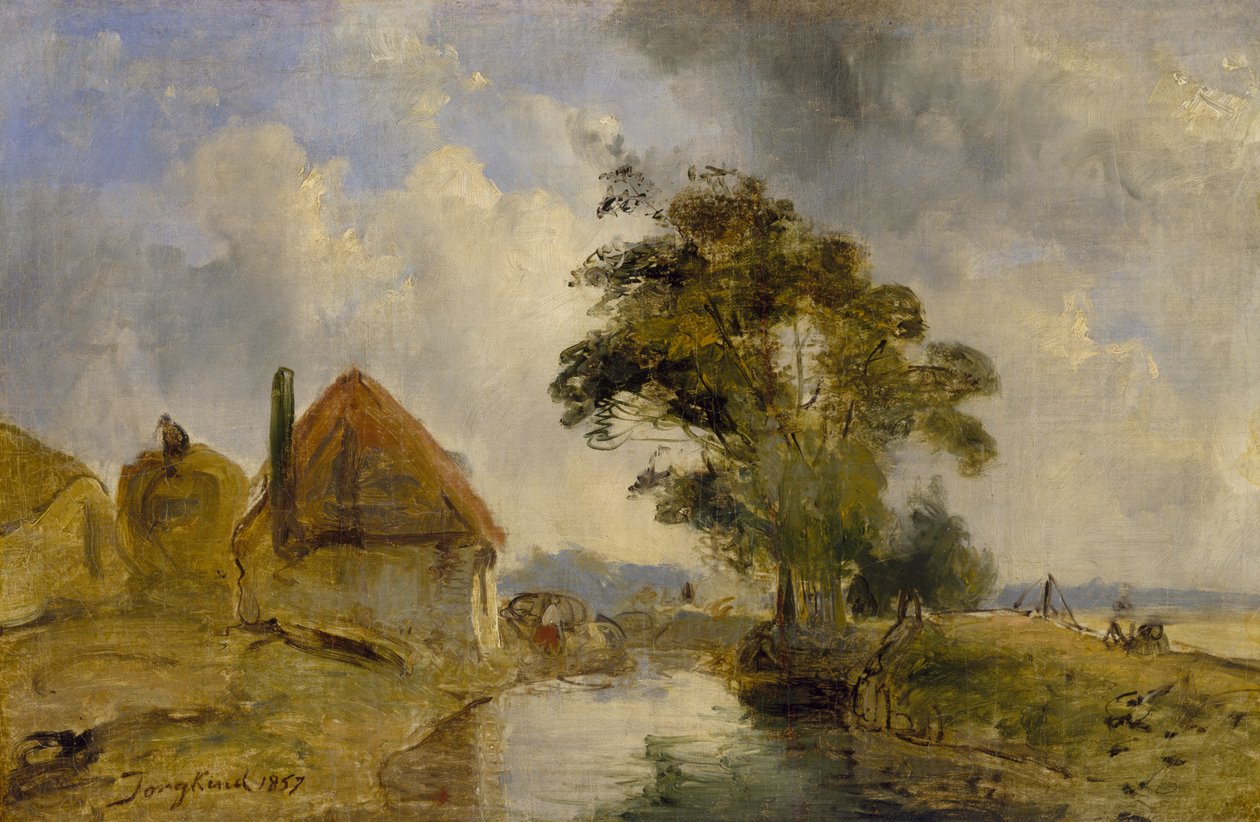 Omgeving van Breda door Johan Barthold Jongkind