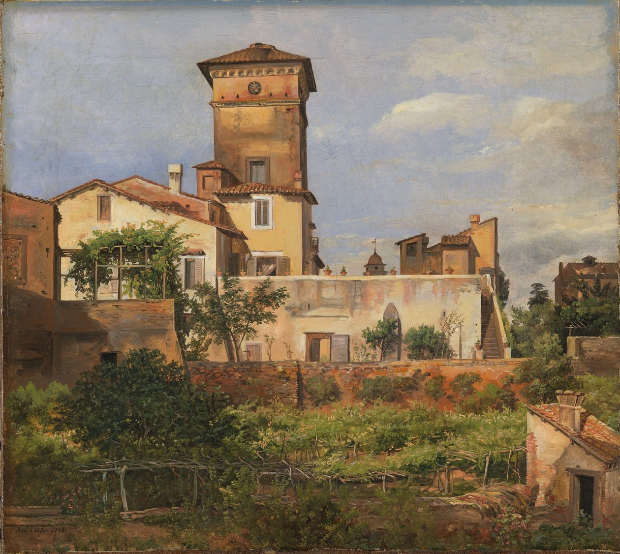 Villa Malta, Rome door Johan Christian Dahl