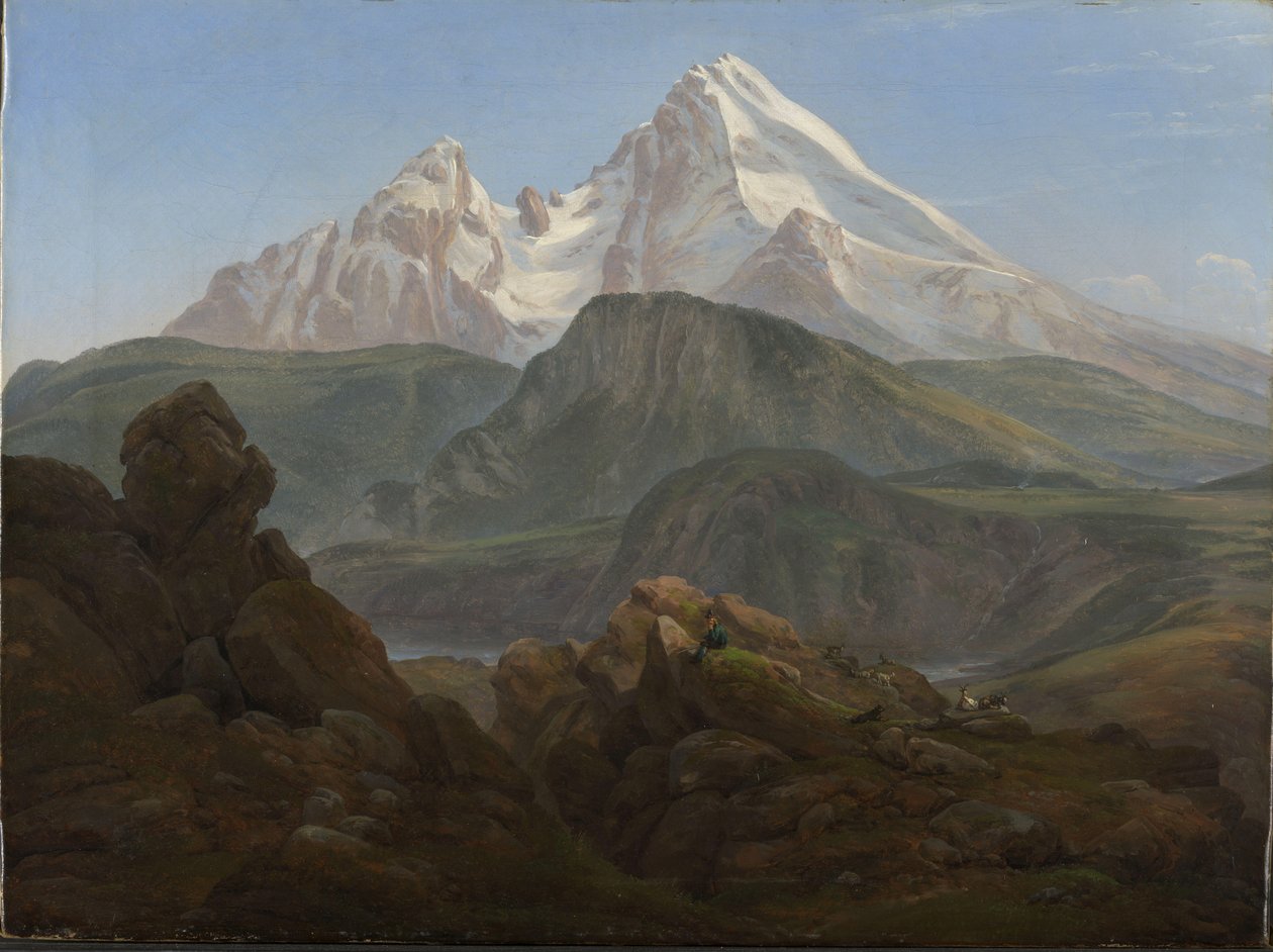 De Watzmann door Johan Christian Dahl