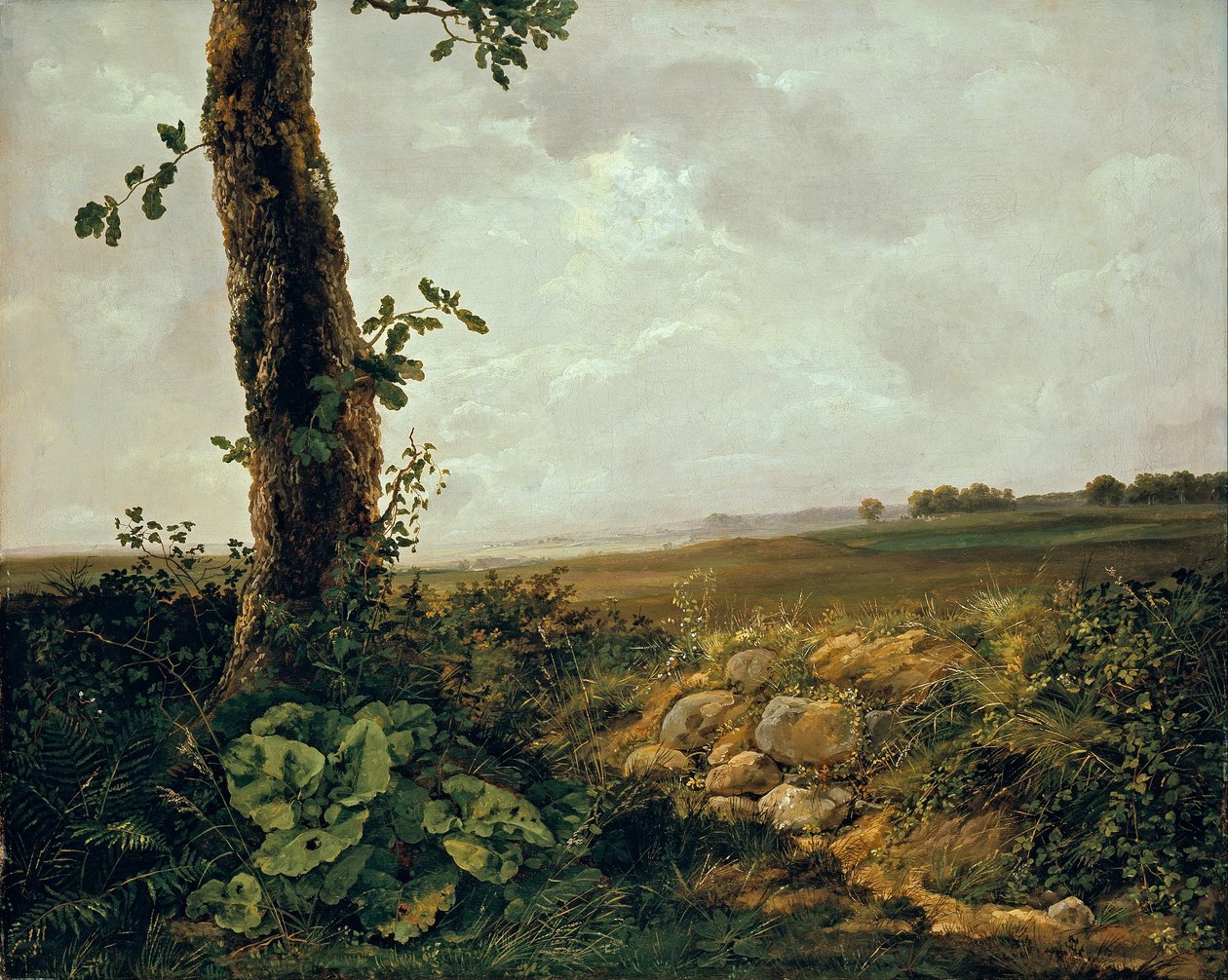 Uitzicht nabij Præstø door Johan Christian Dahl
