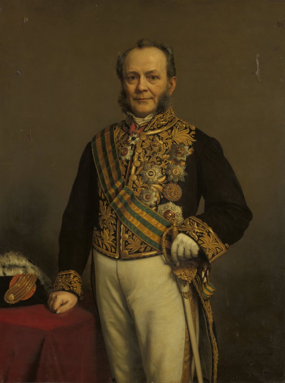 Pieter Mijer (1812-81). Gouverneur-generaal (1866-71) door Johan Heinrich Neuman