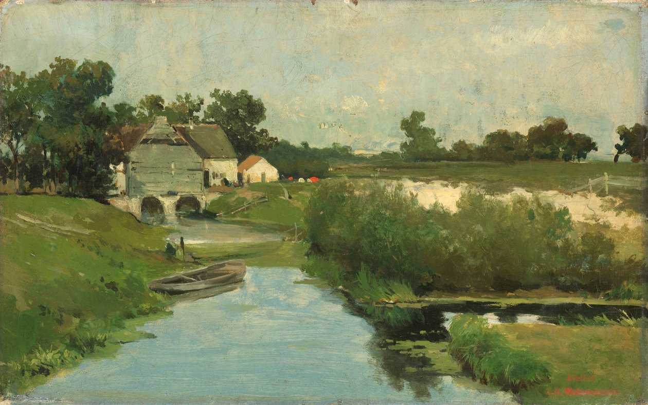 Zomerdag door Johan Hendrik Weissenbruch