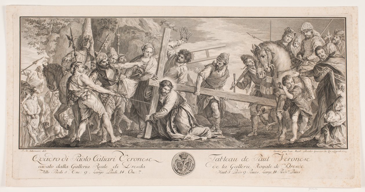 De weg naar Golgotha door Johan Martin Preisler