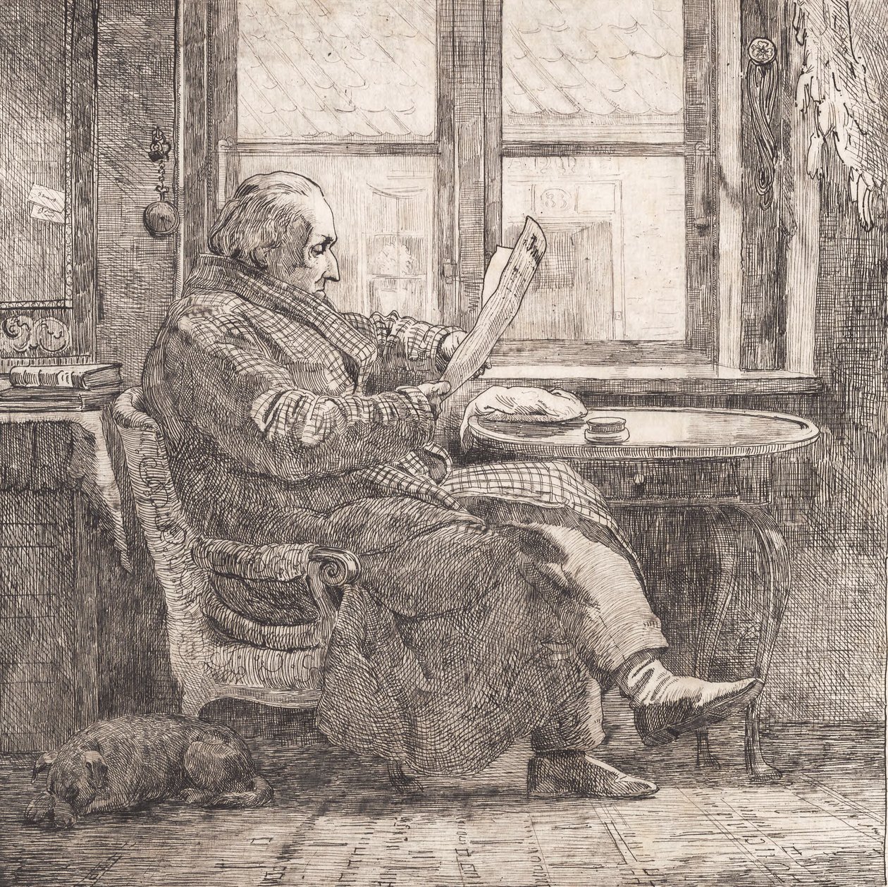 Raadsheer Emanuel Bonnevie door Johan Thomas Lundbye