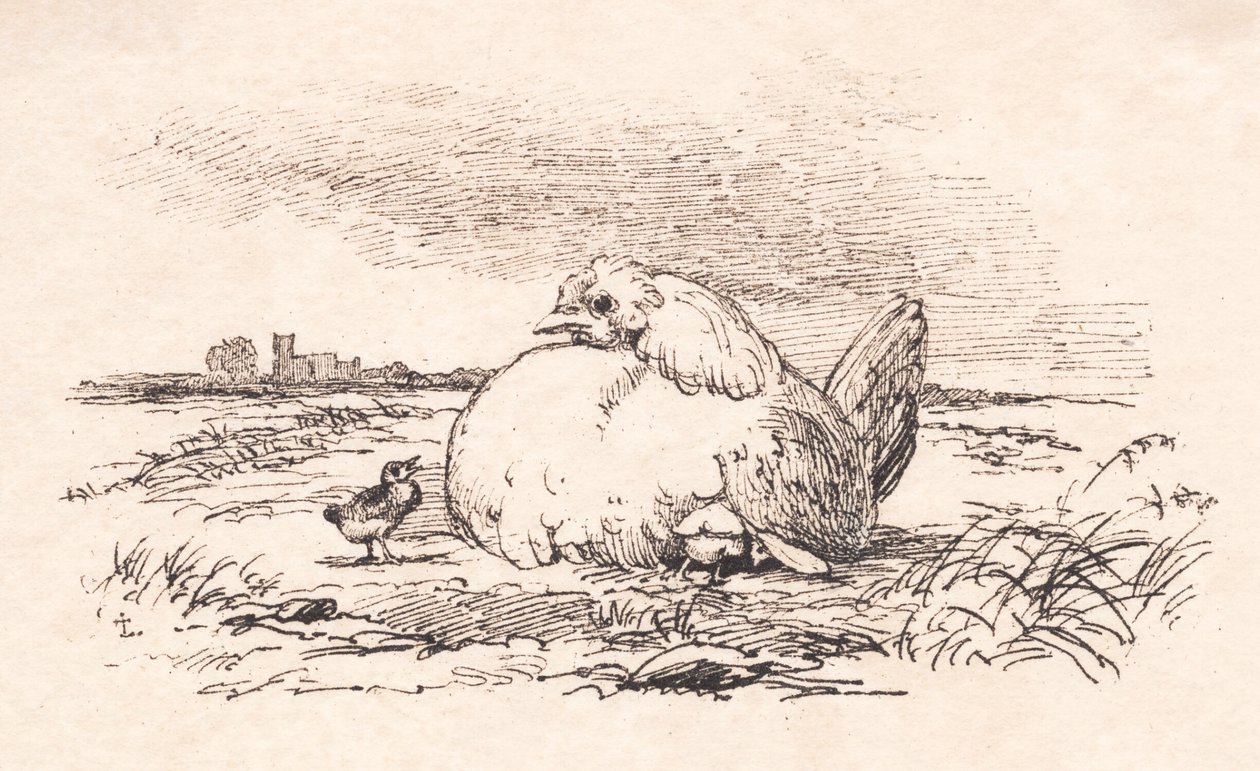 De kuikens door Johan Thomas Lundbye