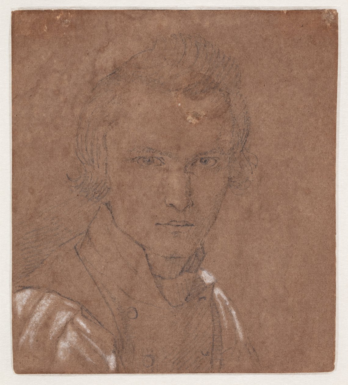 Zelfportret door Johan Thomas Lundbye