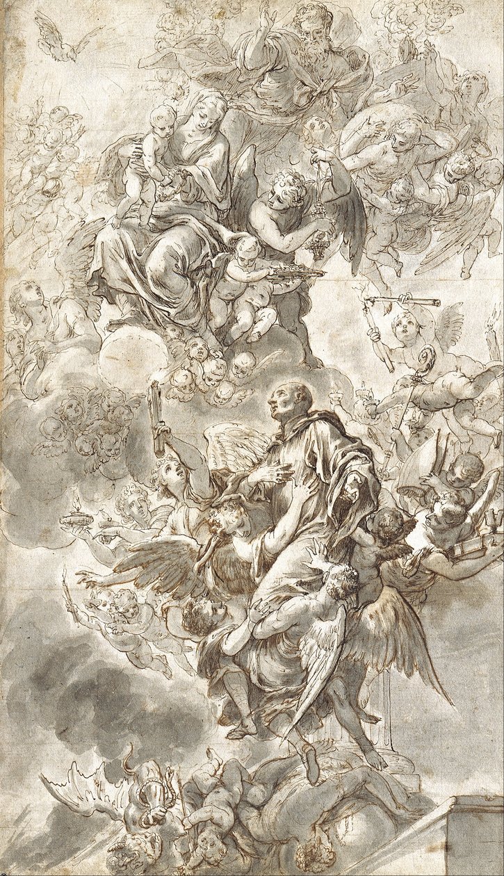 De Verheerlijking van Sint Benedictus door Johann Andreas Wolff