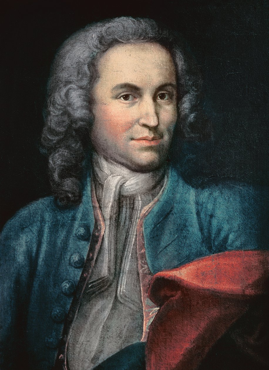 Portret vermoedelijk van Johann Sebastian Bach, 1717-23 door Johann Ernst Rentsch