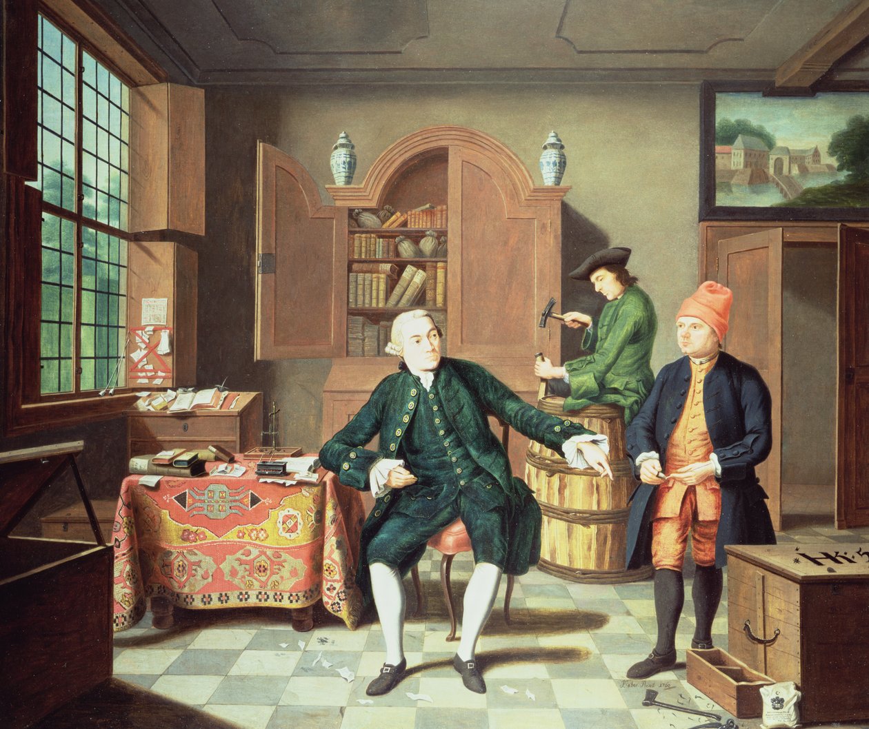 De tabakshandelaar van Gehr door Johann Faber