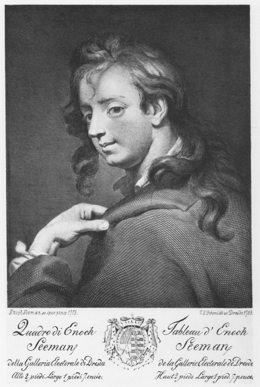 Kopergravure door Johann Gottfried Schmidt