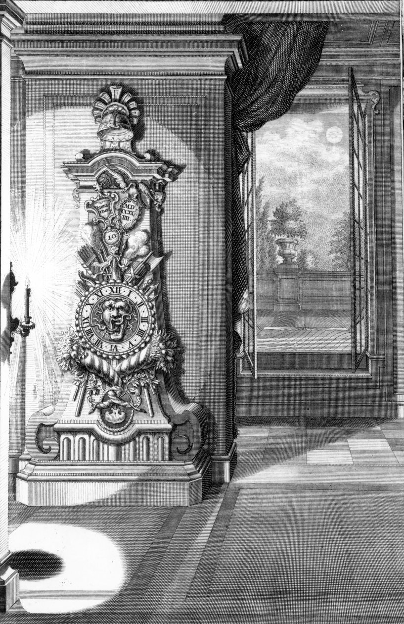 Klok, 1727 door Johann Jacob Schubler