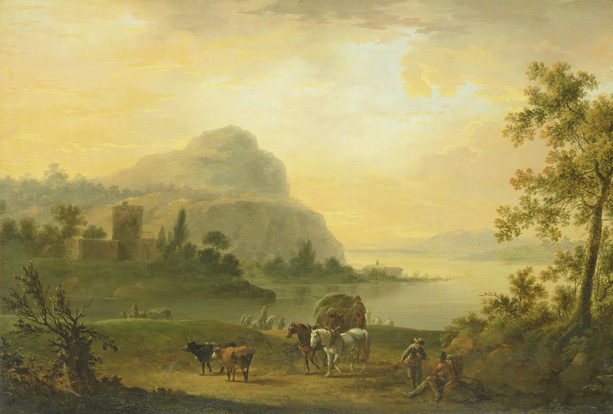 De Ochtend, 1773 door Johann Jacob Tischbein