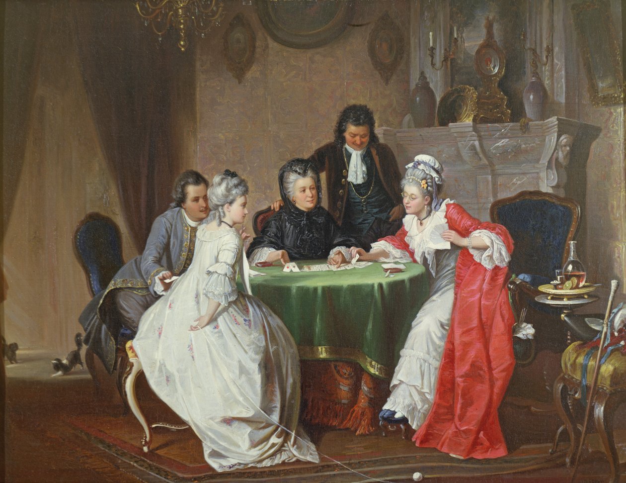Het Kaartspel door Johann Joseph Geisser