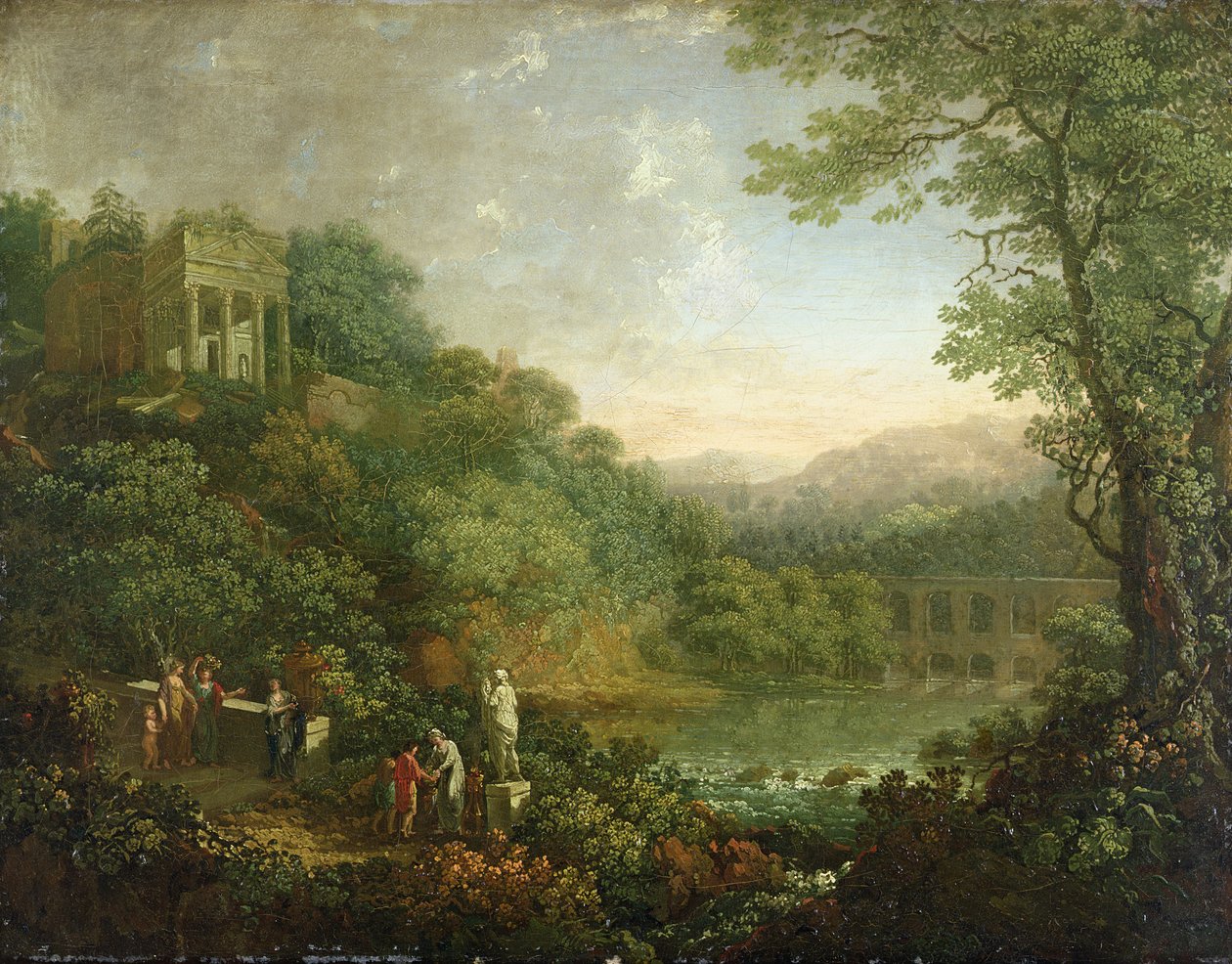 Ideaal landschap door Johann Sebastian Bach