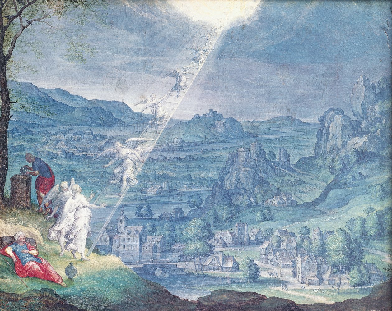 Jakobs droom door Johann Wilhelm Baur