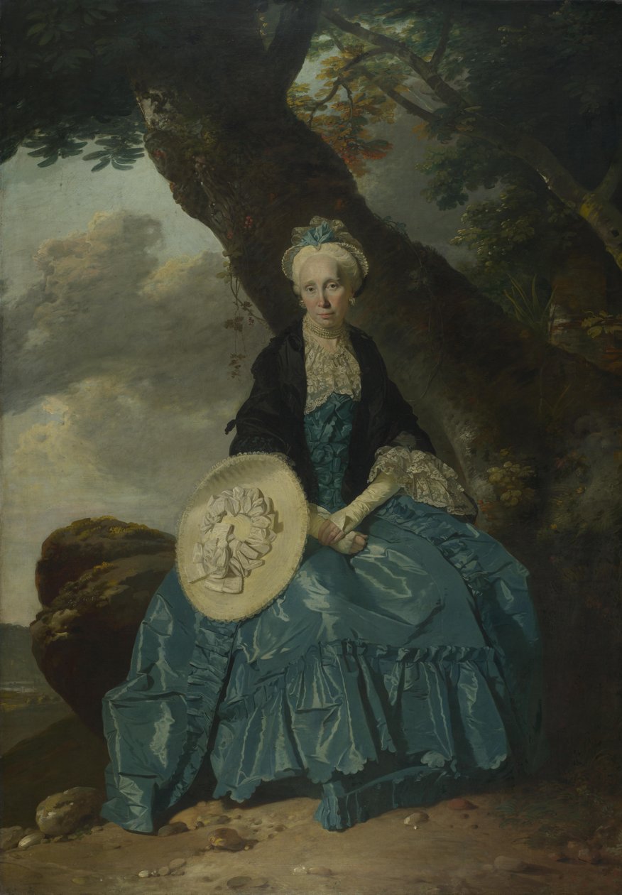 Mevrouw Oswald door Johan Joseph Zoffany