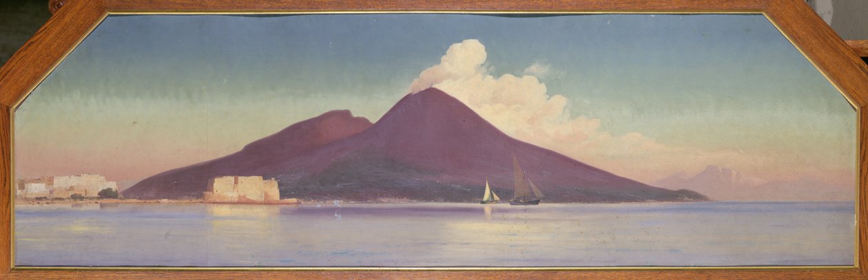 Vesuvius, Napels door Johann Carl Neumann