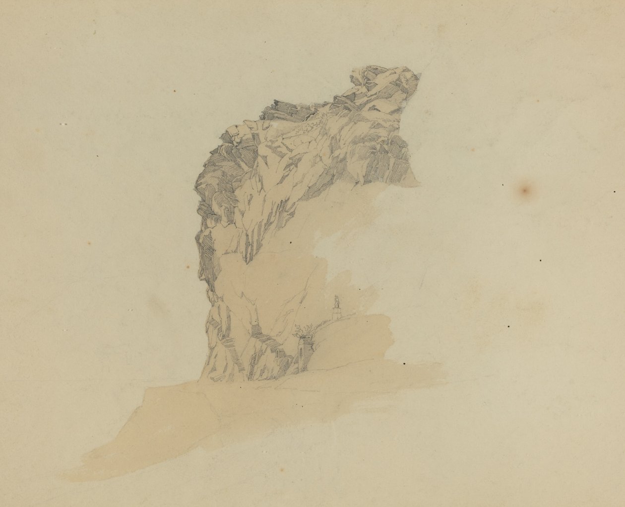 Studie van kliffen door Johann Christian Heerdt
