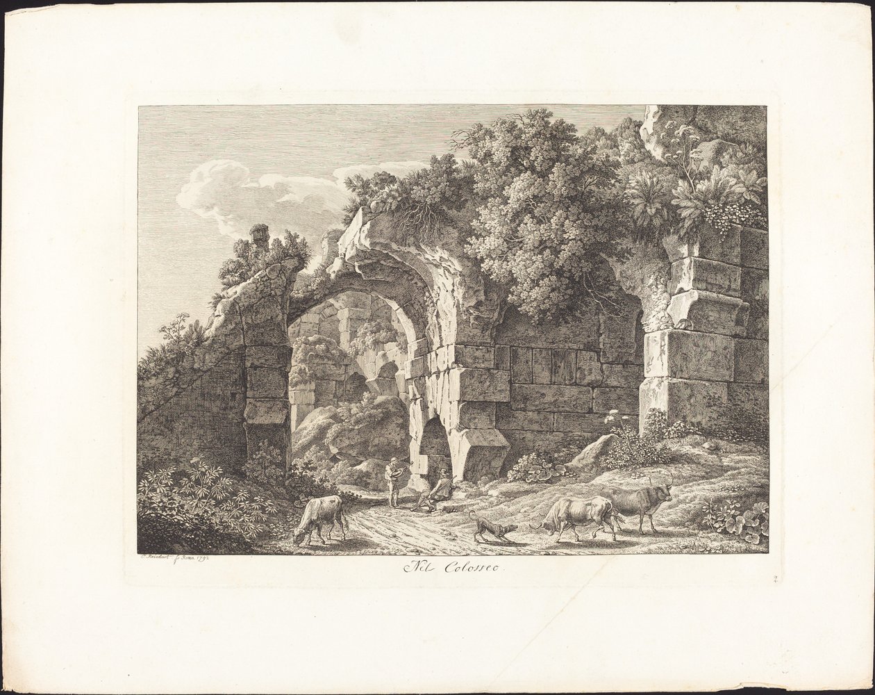 In het Colosseum door Johann Christian Reinhart