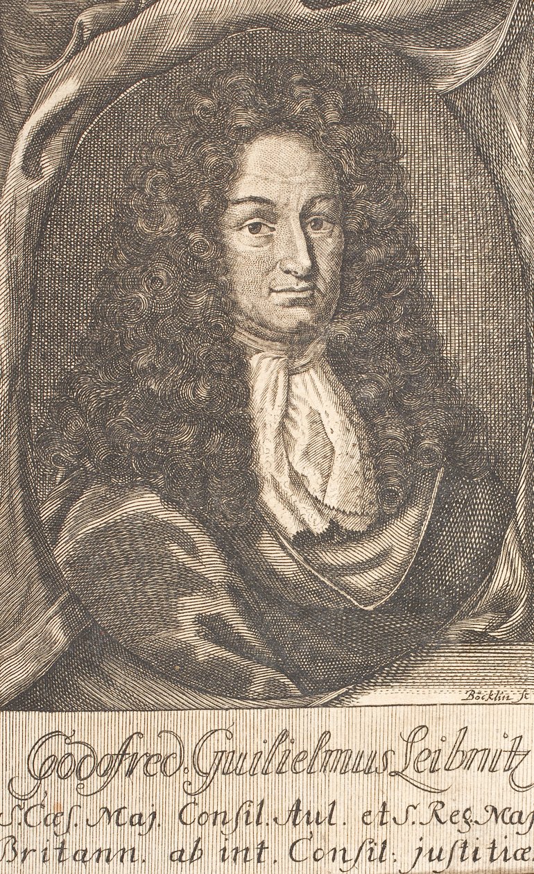 Gottfried Wilhelm Leibniz door Johann Christoph Boecklin