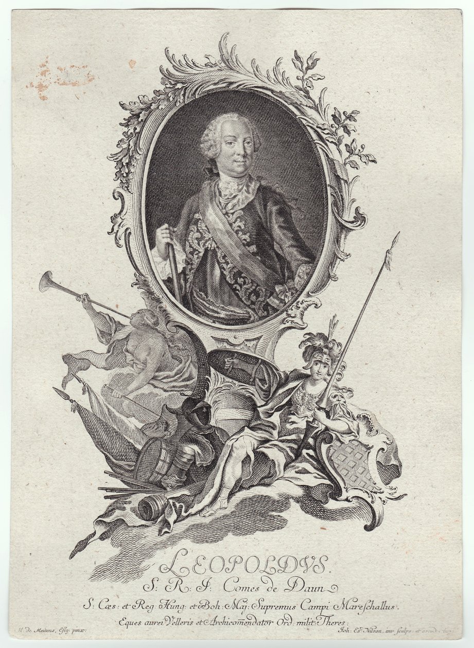 Leopold II (1747-1792) door Johann Esaias Nilson
